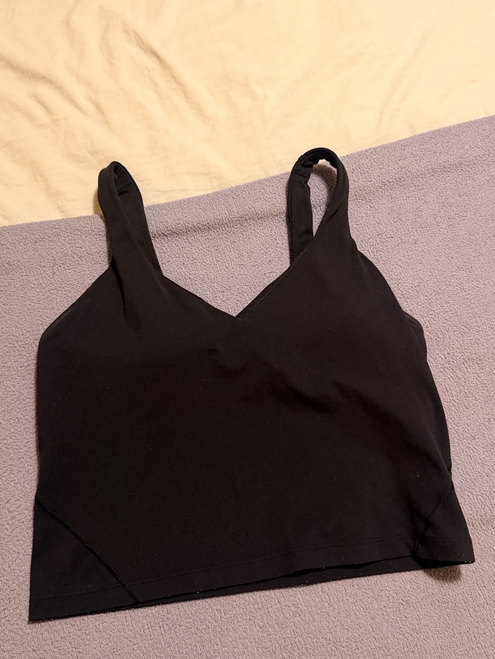 Lululemon Align Tank Top Black Size 10 Cropped A/B Cup